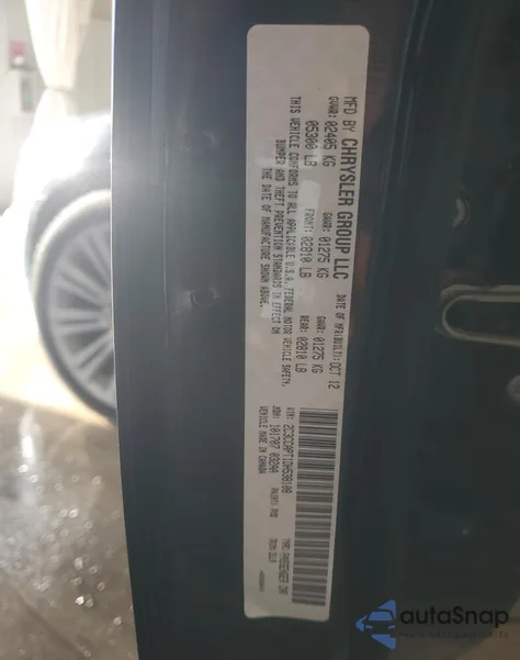 2013 Chrysler 300C Luxury from USA, damaged, VIN 2C3CCAPT1DH538108